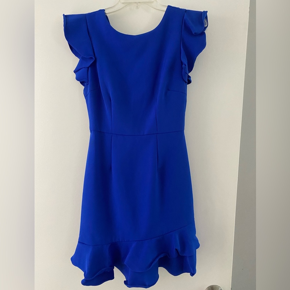 TCEC royal blue dress